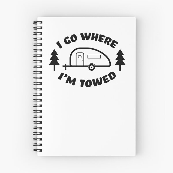 Item preview, Fun Teardrop Go Where I'm Towed designed and sold by RoguePixel.