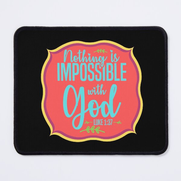 Item preview, Nothing Is Impossible With God designed and sold by Prayingwarrior.