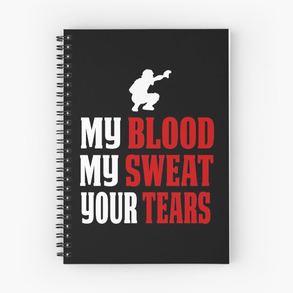 Item preview, Funny Baseball Catcher Design My Blood My Sweat designed and sold by drwigglebutts.