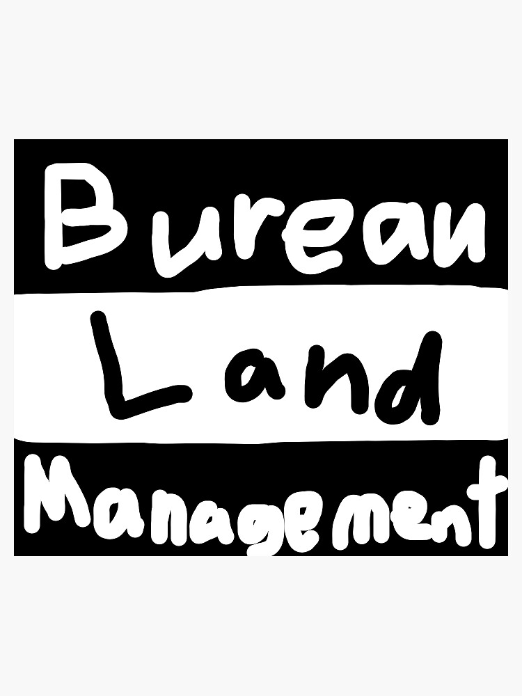 Bureau Of Land Management Sticker By Winniewillis Redbubble 2995