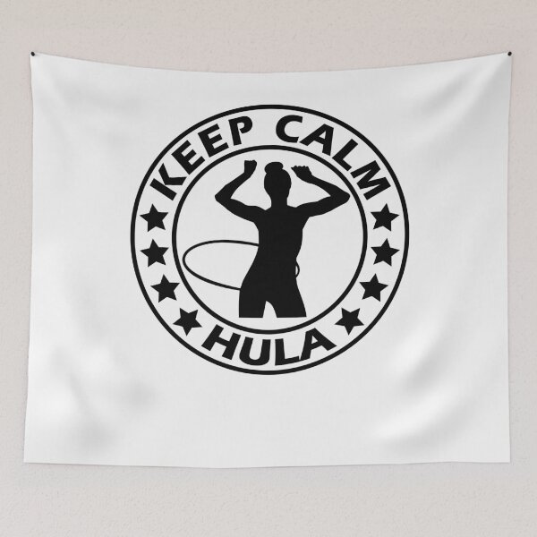 Item preview, Keep Calm Hulahoop Motif Hulahoop Hula Hooping designed and sold by DerNerd.