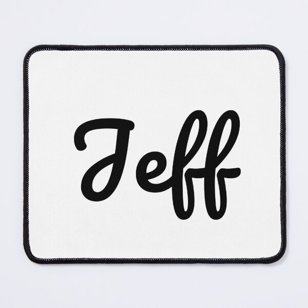 Item preview, Jeff Name Text designed and sold by UltraRare47.