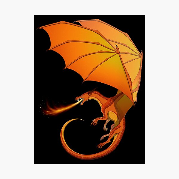 Wings of Fire - Peril Photographic Print