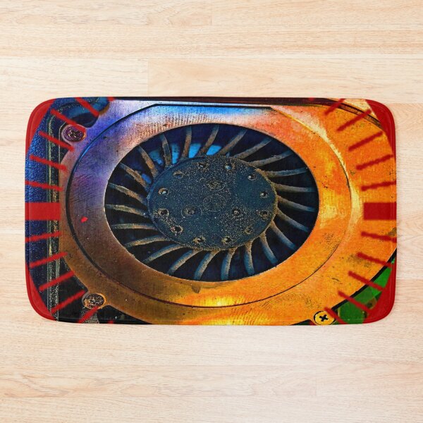 Item preview, laptop Motherboard Fan in Red Gold colors by Iritof designed and sold by iritof.