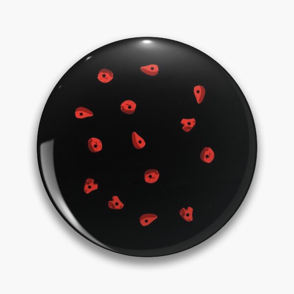 Item preview, Red boulder grips Sloper Boulder motif bouldering designed and sold by DerNerd.