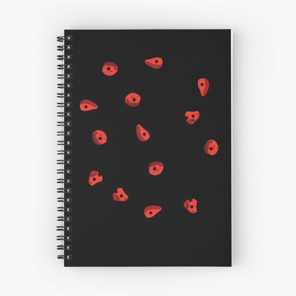 Item preview, Red boulder grips Sloper Boulder motif bouldering designed and sold by DerNerd.