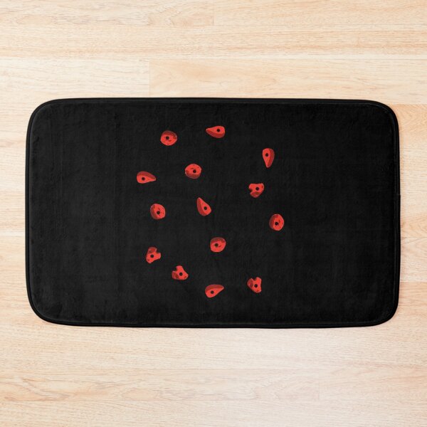 Item preview, Red boulder grips Sloper Boulder motif bouldering designed and sold by DerNerd.