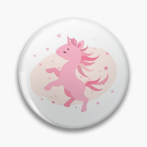 Item preview, Pink prancing unicorn designed and sold by babanovaesha.