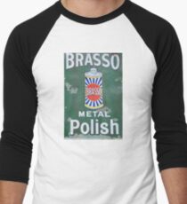 Brasso Metal Polish old signage Men's Baseball ¾ T-Shirt