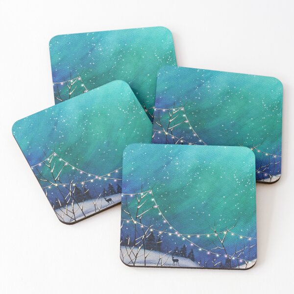 Item preview, Snowy December Night designed and sold by UrbanSageArt.