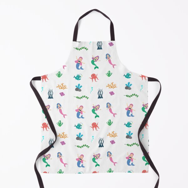 Item preview, Cute Mermaids Ocean Coral Octopus Fish Seaweed Clam Stickers #3 of 3 Girls designed and sold by Hanlar.