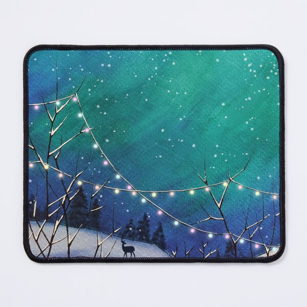 Item preview, Snowy December Night designed and sold by UrbanSageArt.
