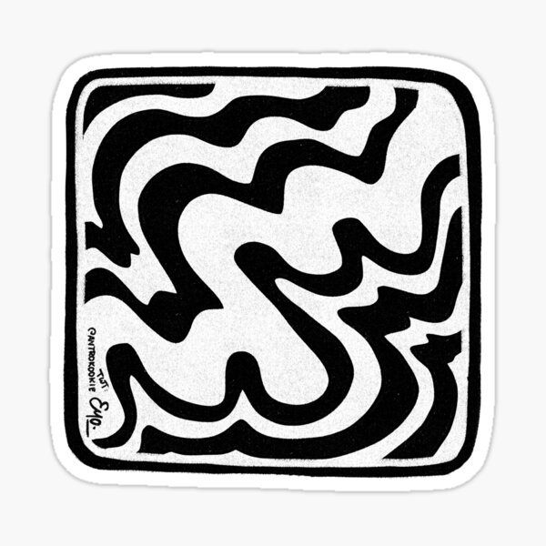 Artikel-Vorschau von Gekritzel in Schwarzweiss inspiriert auf Mono. von RM, designt und verkauft von art-by-emo.