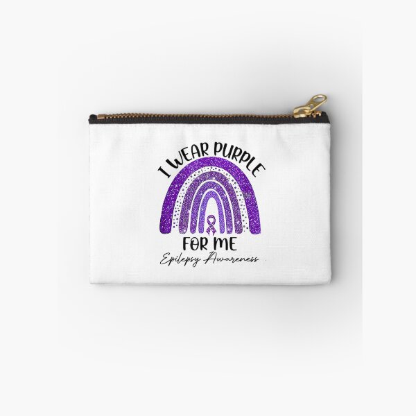Item preview, i wear purple for me rainbow epilepsy awareness designed and sold by sunxmoon12.