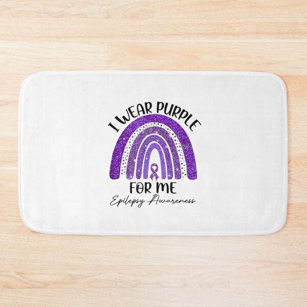 Item preview, i wear purple for me rainbow epilepsy awareness designed and sold by sunxmoon12.