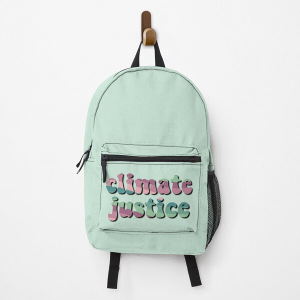 Item preview, Climate Justice Retro Pink Green Environmental Advocacy designed and sold by cashewdays.