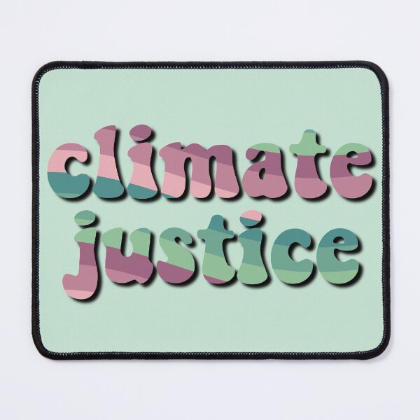 Item preview, Climate Justice Retro Pink Green Environmental Advocacy designed and sold by cashewdays.