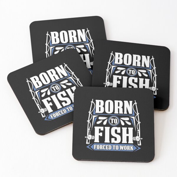Item preview, Born to fish, Forced to work designed and sold by Elshan Ilyasov.