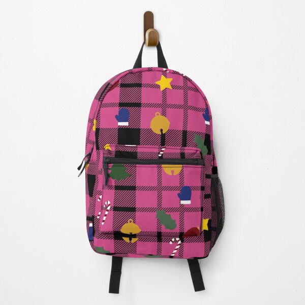 Item preview, Pink Christmas Buffalo Plaid theme pattern designed and sold by Smiley-10.