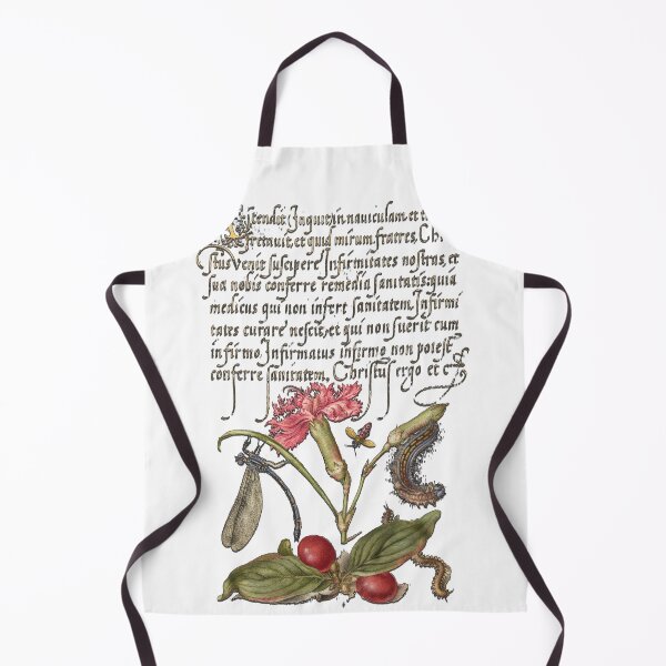 Item preview, Dragonfly, Carnation, Firebug, Caterpillar, Carnelian Cherry, and Centipede from Model Book of Calligraphy (1561–1596) designed and sold by mycloudzdesign.