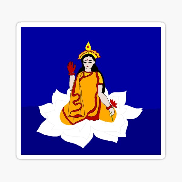 Ma Saraswati Sticker