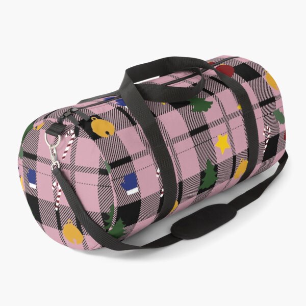 Item preview, Light Pink Christmas Buffalo Plaid theme pattern designed and sold by Smiley-10.