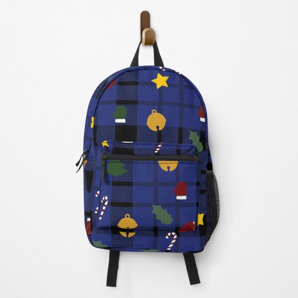 Item preview, Blue Christmas Buffalo Plaid theme pattern designed and sold by Smiley-10.