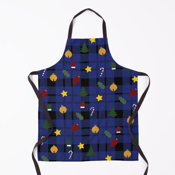 Item preview, Blue Christmas Buffalo Plaid theme pattern designed and sold by Smiley-10.