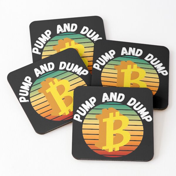 Item preview, Vintage Sunset Pump and Dump Bitcoin- Bitcoin Crypto designed and sold by CaitU.