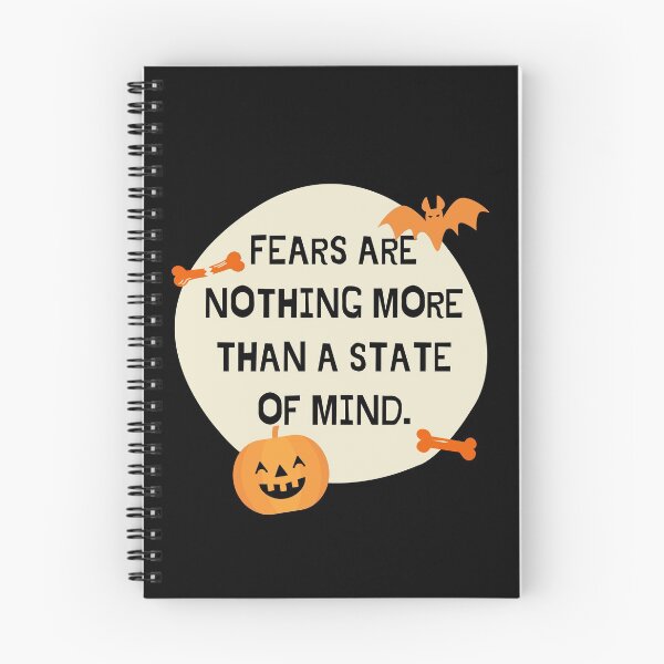 Artikelvorschau, Halloween-Special: Zitat von Napoleon Hill über Angst entworfen und verkauft von Betterthrive.
