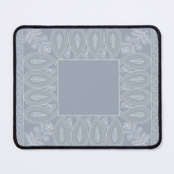 Item preview, ‘Flower with Roots’ Paisley Placement Border designed and sold by Justine Miller.