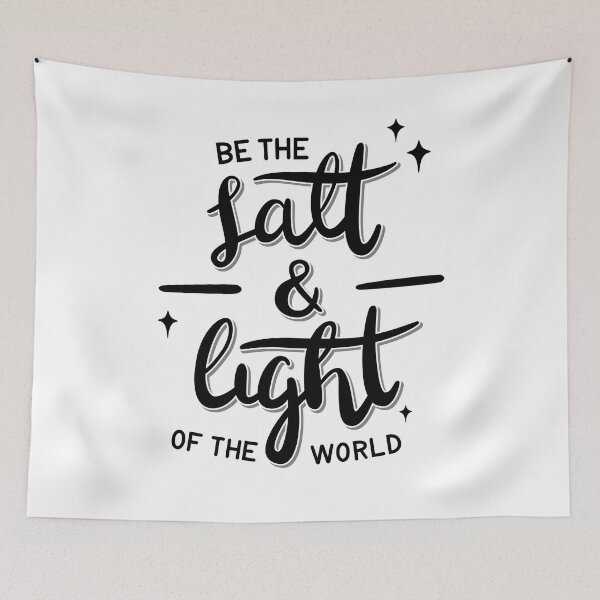 Item preview, Be the Salt and Light of the World designed and sold by themoodydecor.