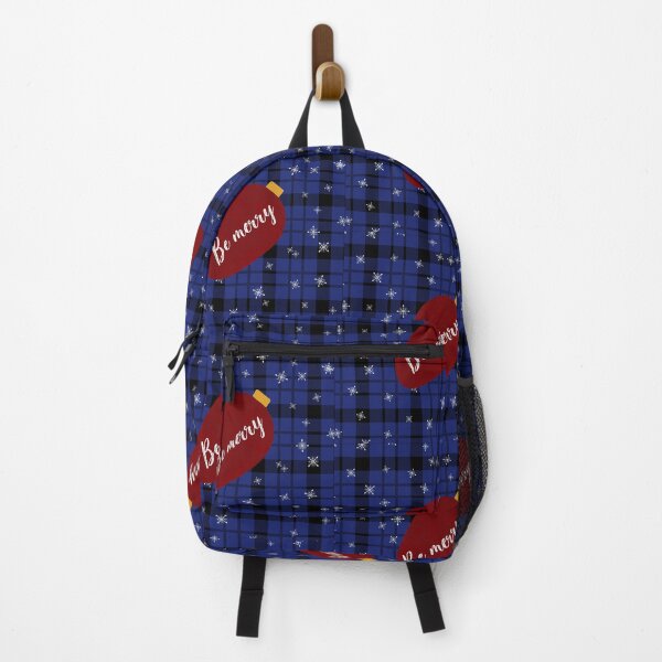 Item preview, Be merry Blue Christmas Buffalo Plaid design designed and sold by Smiley-10.