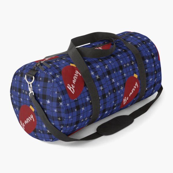 Item preview, Be merry Blue Christmas Buffalo Plaid design designed and sold by Smiley-10.