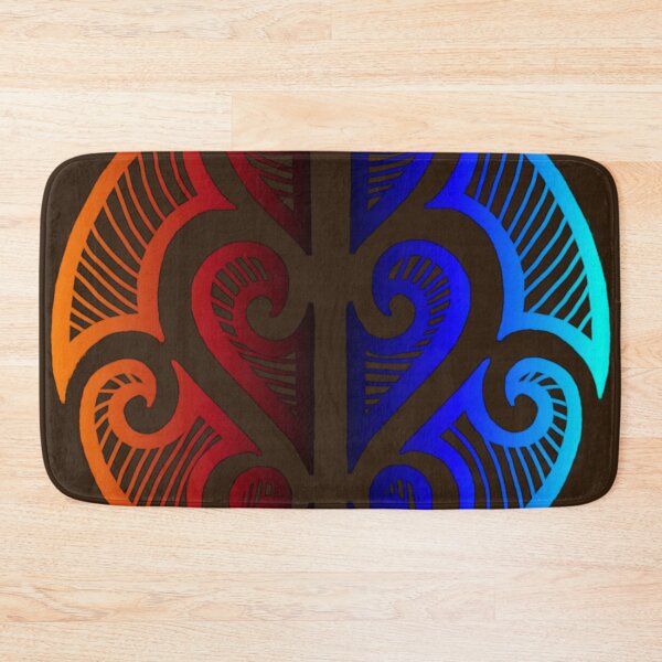 Item preview, Colored maori tribal art designed and sold by attracdionz.