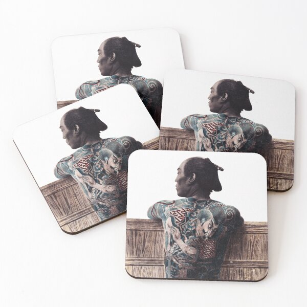 Item preview, Photography of tattooed Japanese man designed and sold by Final Touches.