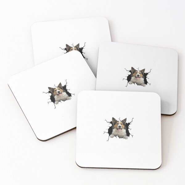 Item preview, Border Collie Crack Sticker Door Funny Car Bumper Stickers Christmas Gifts For Sister designed and sold by BroxonJames.