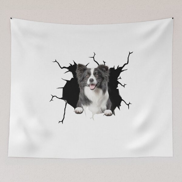 Item preview, Border Collie Crack Sticker For Back Window Wiper Nice Window Vinyl Car Decals Valentines Day designed and sold by BroxonJames.