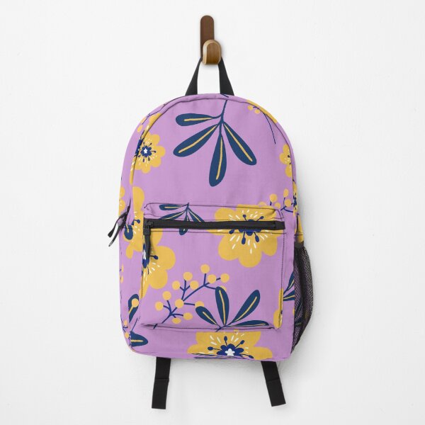 Item preview, purple floral seamless pattern designed and sold by lalithaartistry.