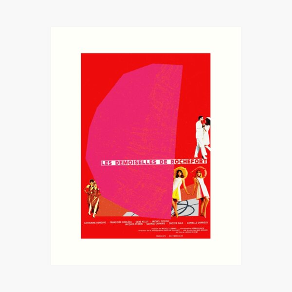 Item preview, Les Demoiselles De Rochefort / The Young Girls of Rochefort (1967) - Movie poster design designed and sold by jackbooks.