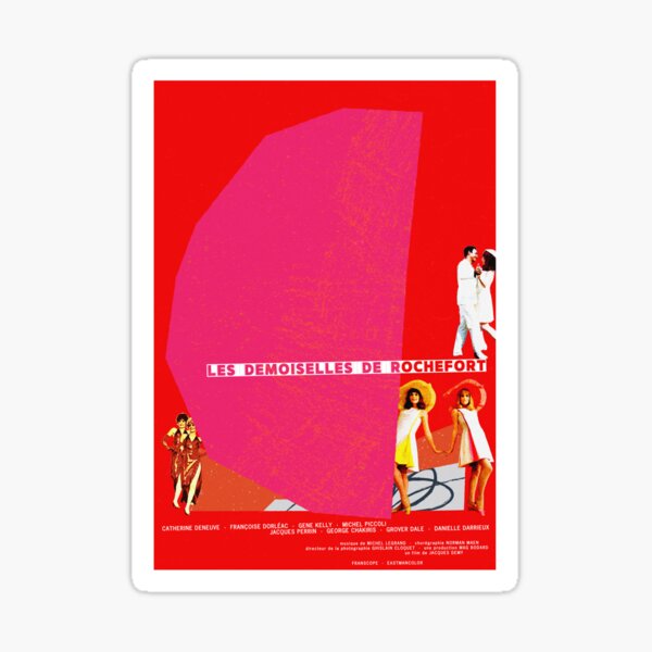 Item preview, Les Demoiselles De Rochefort / The Young Girls of Rochefort (1967) - Movie poster design designed and sold by jackbooks.