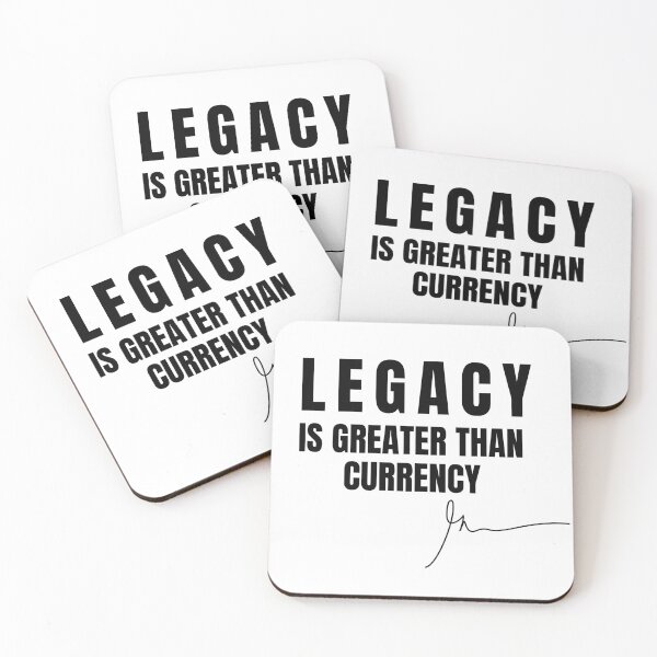 Item preview, Legacy is greater than currency gary vee quotes designed and sold by SpiritualCode.