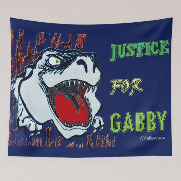 Item preview, Dinosaur Roar Justice For Gabby - Yellowbox ink painting designed and sold by twyellowbox.