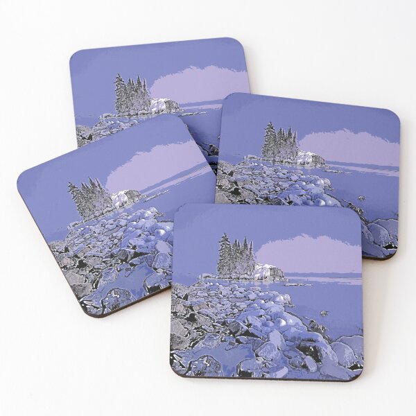 Item preview, Winter Landscape Сolor print designed and sold by artdragongift 15.