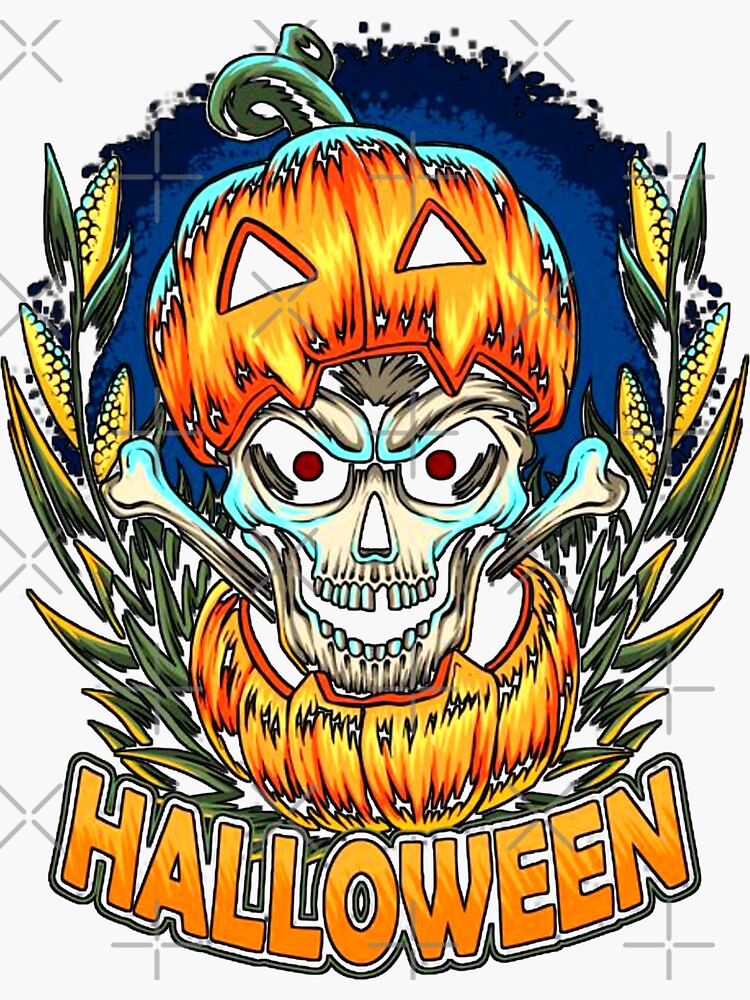 Halloween Scarecrow Clipart PNG Images, Halloween Scarecrow Skull Head And  Pumpkins Artwork Vector, Halloween, Head, Pumpkin PNG Image For Free  Download