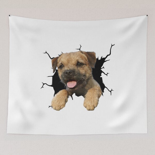Item preview, Border Terrier Crack Sticker Vinyl Car Decals Kawaii Thank You Stickers Best Gifts For Women. designed and sold by BroxonJames.
