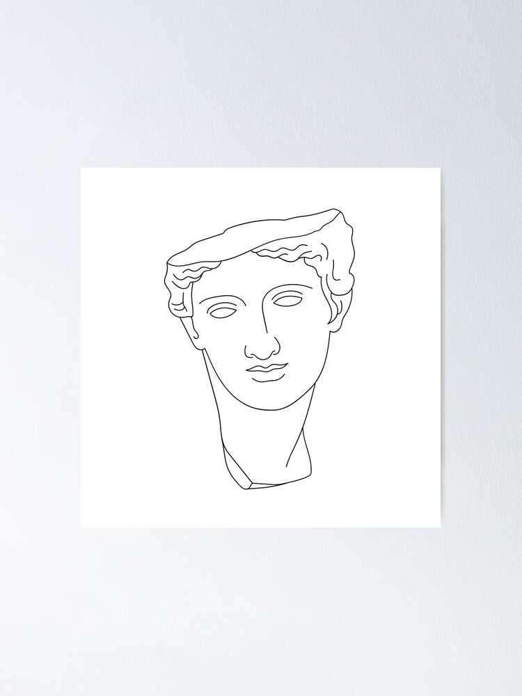 "Roman face" Poster for Sale by JAG2B | Redbubble
