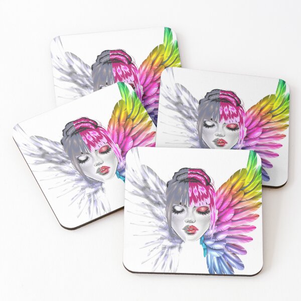 Item preview, Angel with a woman's face and large angel wings designed and sold by MartinEngel.