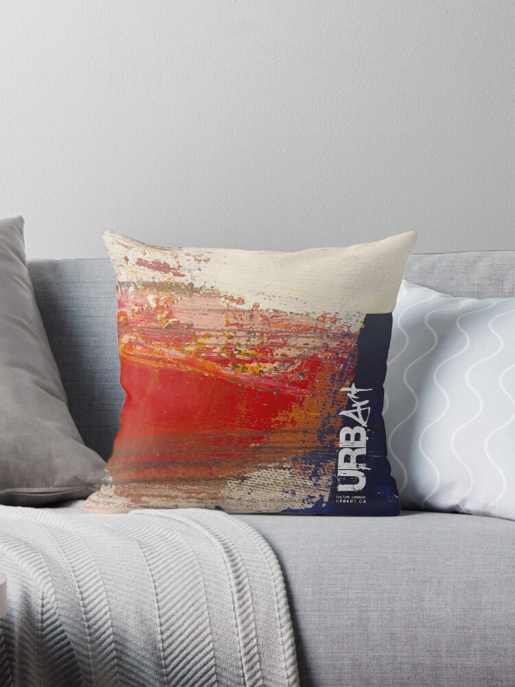 Aperçu 1 sur 4. Coussin avec l'œuvre UrbArt® - Art-01 créée et vendue par UrbArt.