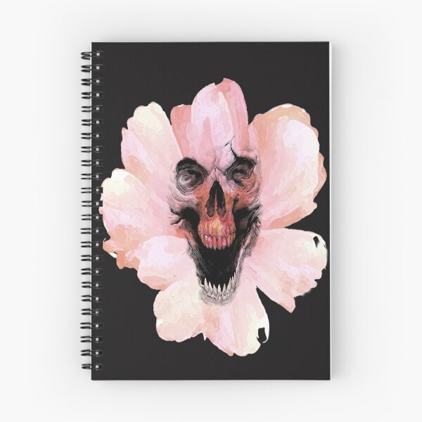 Item preview, Skull face in flower  designed and sold by diva-design.